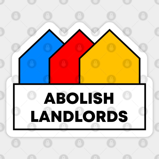 Abolish Landlords Sticker by Football from the Left